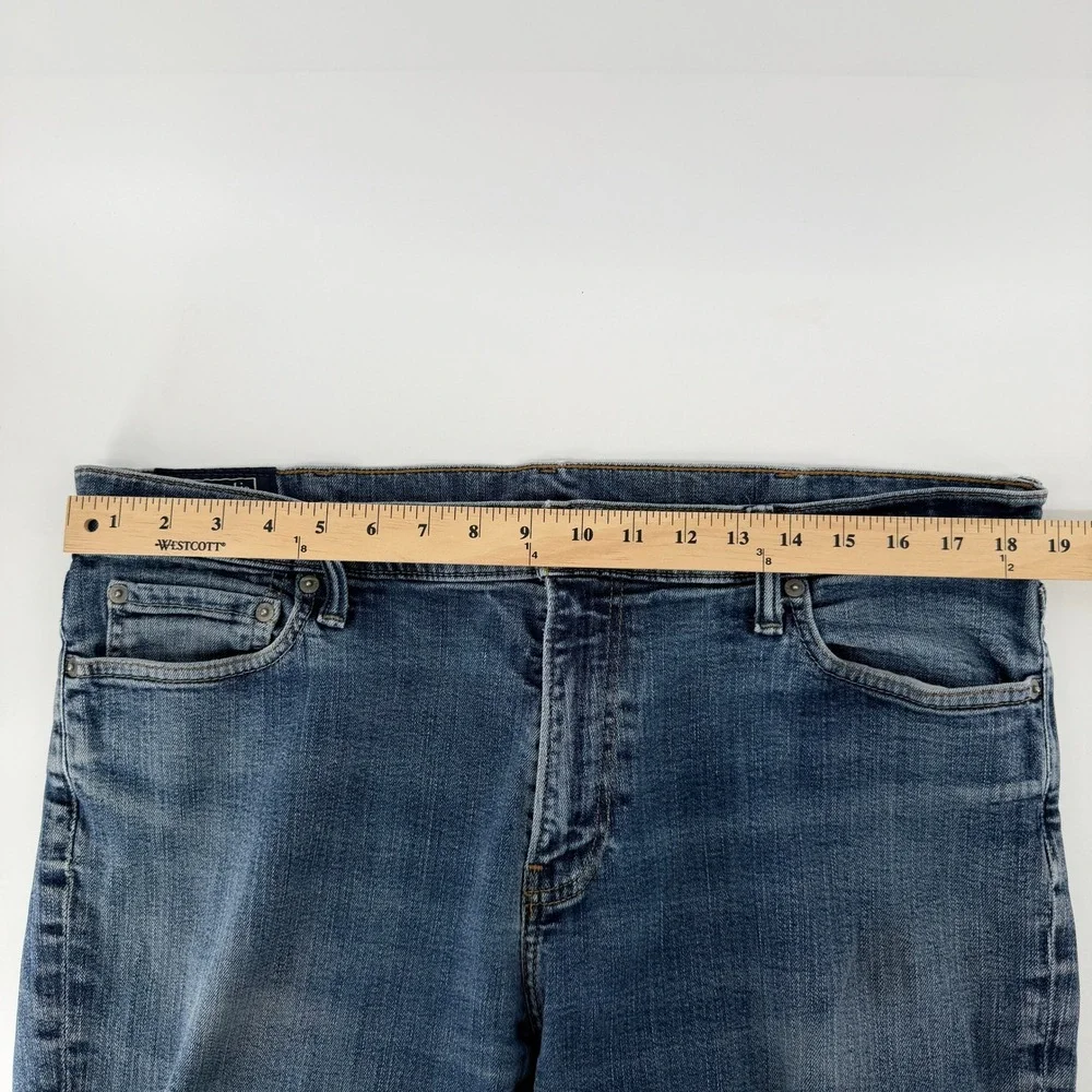 Abercrombie & Fitch Kilby Boot Jeans Mens 38x32 Blue Stretch Medium Wash Denim